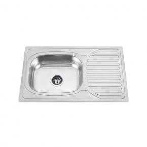 WL-8050A Hot Sale One-piece Sink Single Bowl Single Drainboard