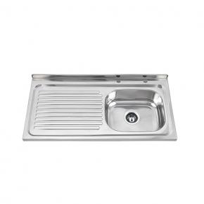 WL-10050D Layon Polish Three Holes Stainless Steel Sink