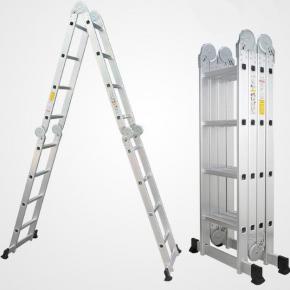 WLL2008 Wellong  Aluminum Multifunction Fold Ladder for Warehouse