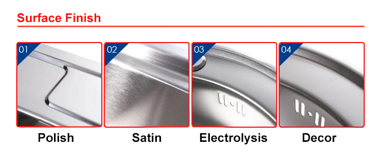 Wellong Sinks Surface Finish